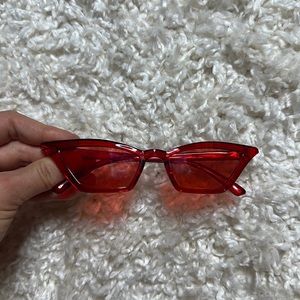 FREE WITH PURCHASE - Slim Cat Eye Sunglasses